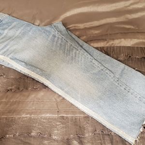 LANE BRYANT rhinestone seam cropped pants